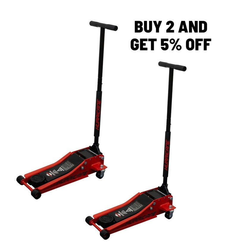 HURRICANE 3T Trolley Jack with Safety Release System