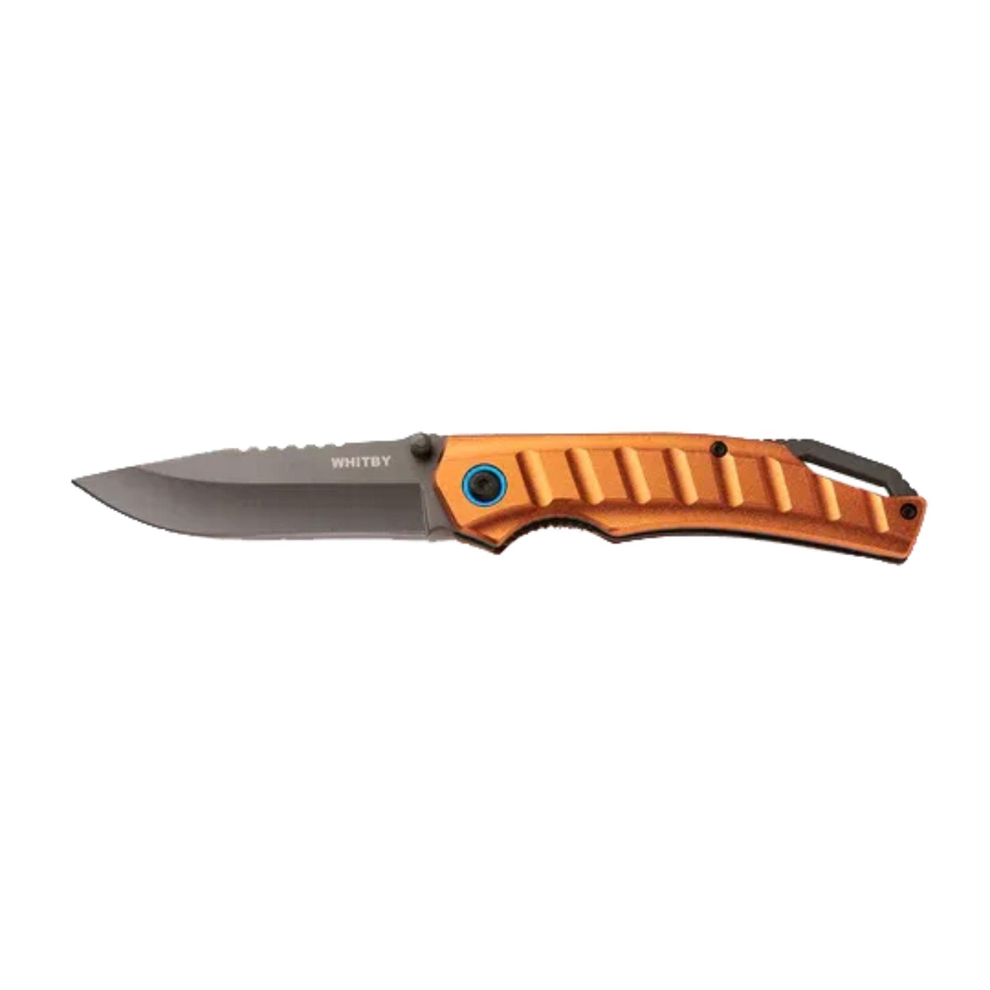 Whitby Bronze Aluminium Liner Lock Knife with 3.25" Blade