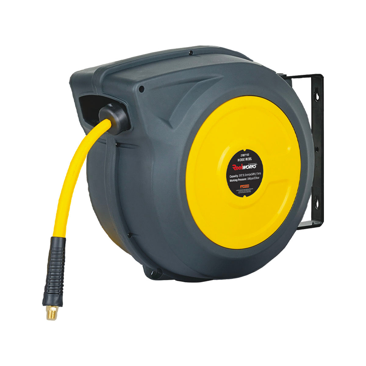 Redashe C2782 Hi-Vis Safety Reel for Air & Water - 3/8" Hose