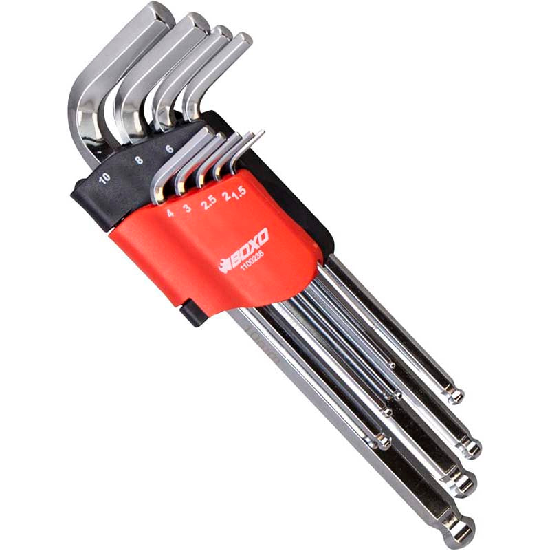 9 Pce Hex Key Wrench Set-Boxo-Equipment