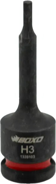 BOXO 3/8 Impact Hex Bit Socket (Size Options)
