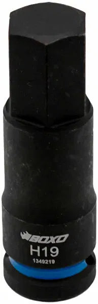 BOXO 1/2" Impact Hex Bit Sockets - Size Variations Available