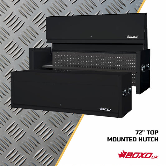 BOXO 72" Black Top Mounted Hutch