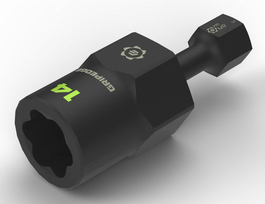 GripEdge 10pc 3/8Dr Metric RPT Socket Extractor Set