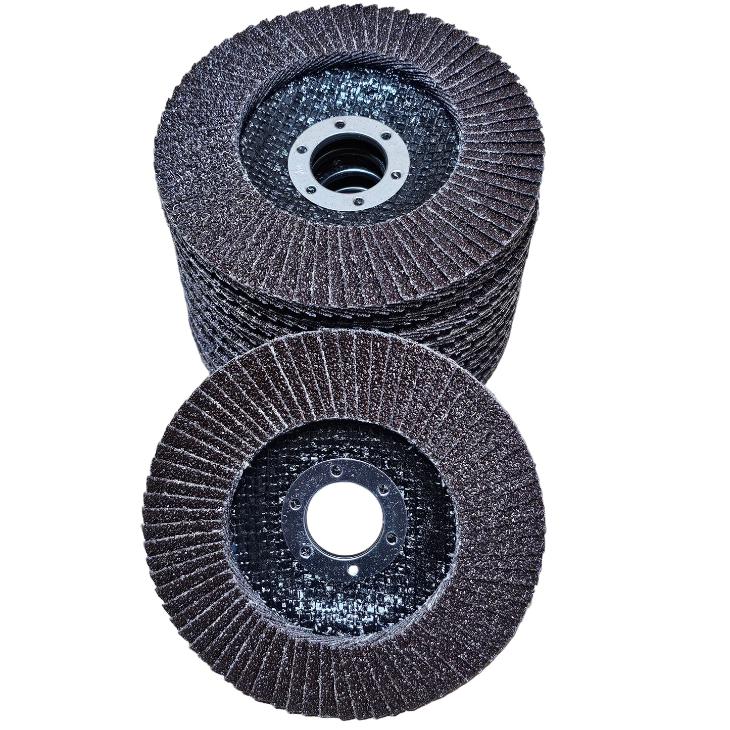 10Pc Flap Disk, Aluminium Oxide 115 mm