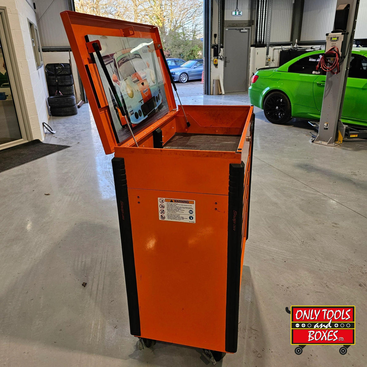 Snap-on 40" Flip Lid Cart Orange Pre-loved