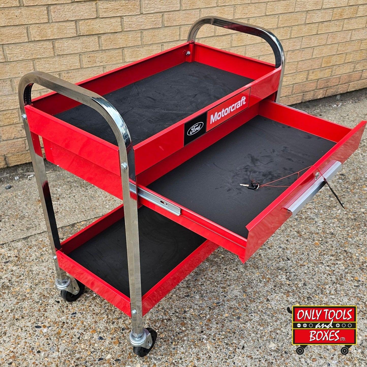 ToolTruck Red Tool Cart with single drawer