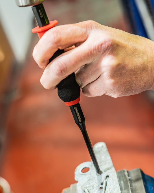 POWERHAND Ergonomic Soft Grip Punch Set