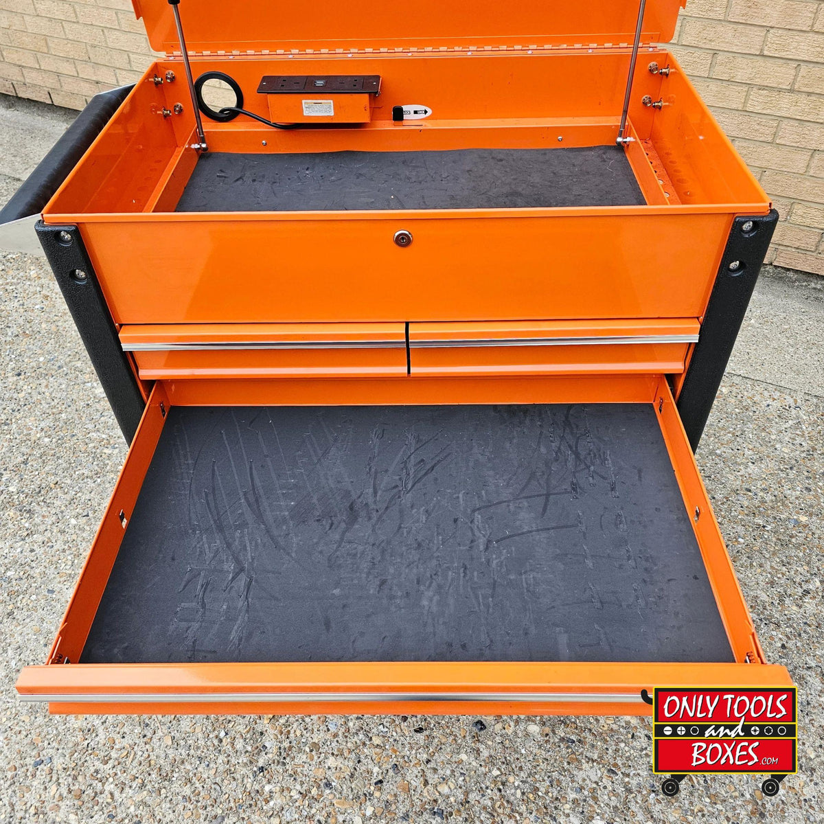 ToolTruck Orange 4-Drawer Tool Cart