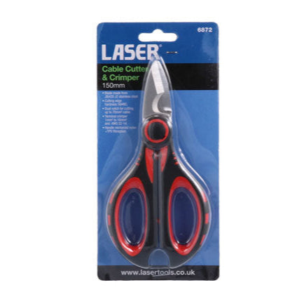 Laser Cable Cutter & Crimper 150mm (Blue)