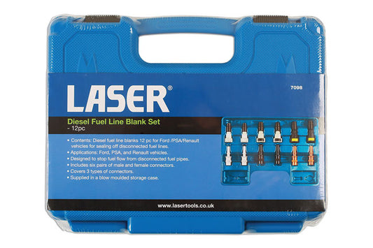 Laser Diesel Fuel Line Blank Set 12pc