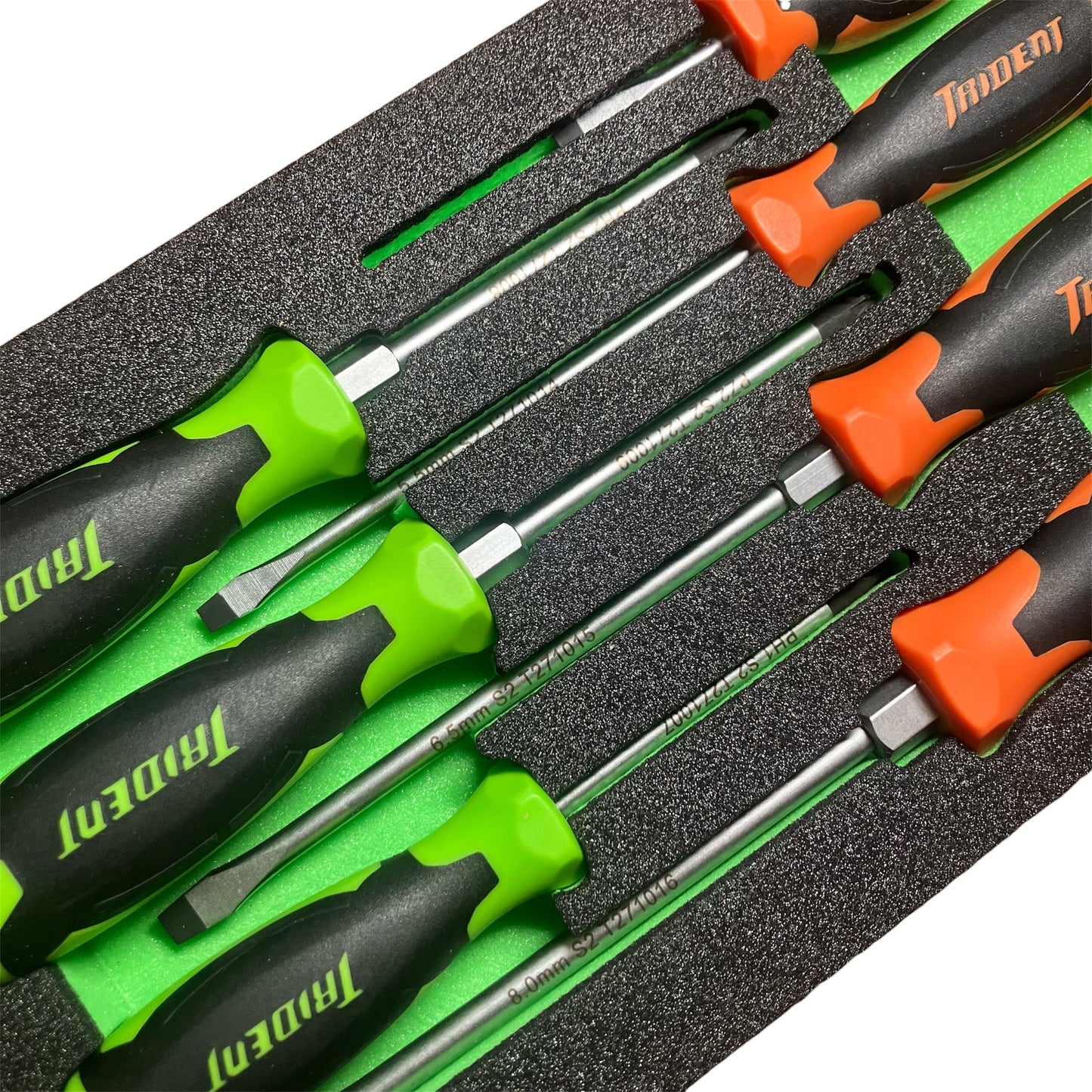 TRIDENT 7Pc Torque Pro Screwdriver Set Pozi/Slot/PH/Stubby