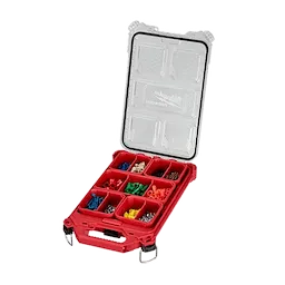 Milwaukee PACKOUT™ Low-Profile Compact Organizer RED