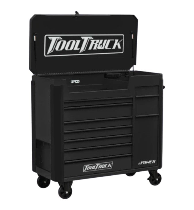 ToolTruck 50" E-Power 9 Drawer Service Cart - 'The Beast Cart'