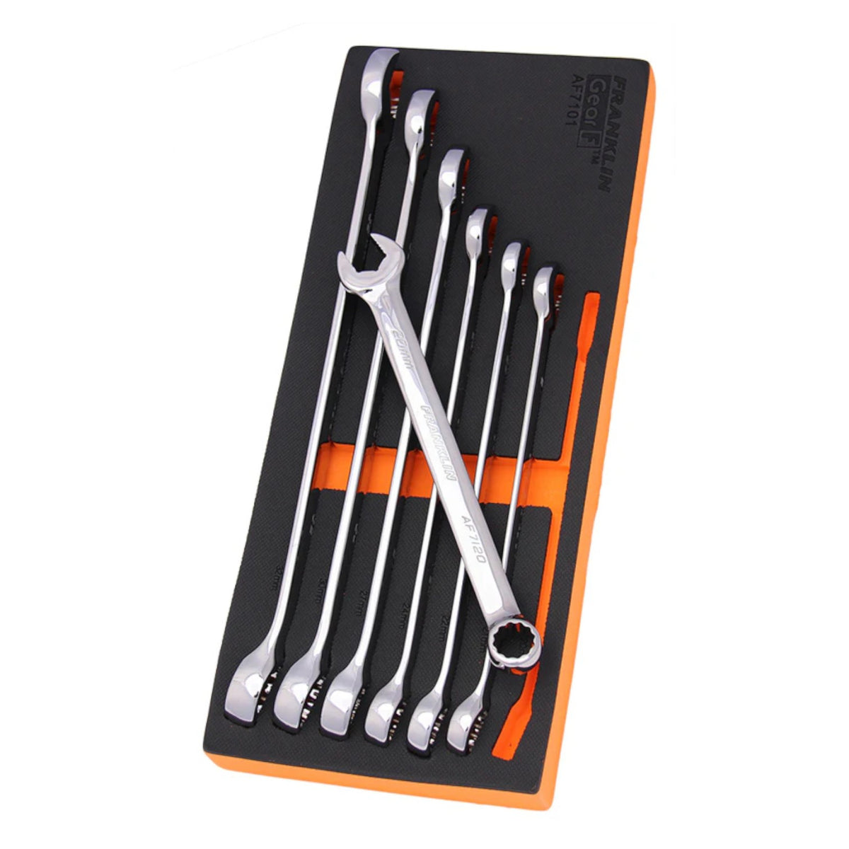 FRANKLIN GearF Grip4+ 7Pc 12pt XL Combination Spanner Set