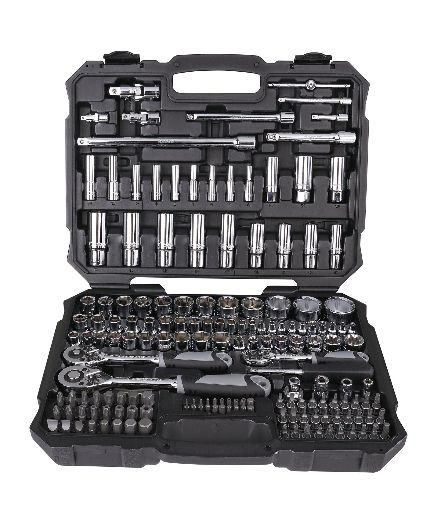 BOXO BLACK SERIES 172Pc 1/4", 3/8" & 1/2" Master Set