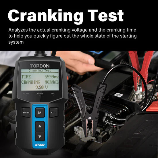 TOPDON BT100W Battery Tester