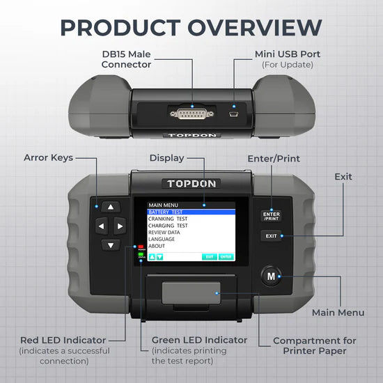 TOPDON BT600 Battery Tester