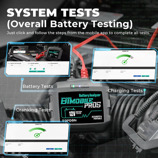 TOPDON BTMobile ProS Battery Tester