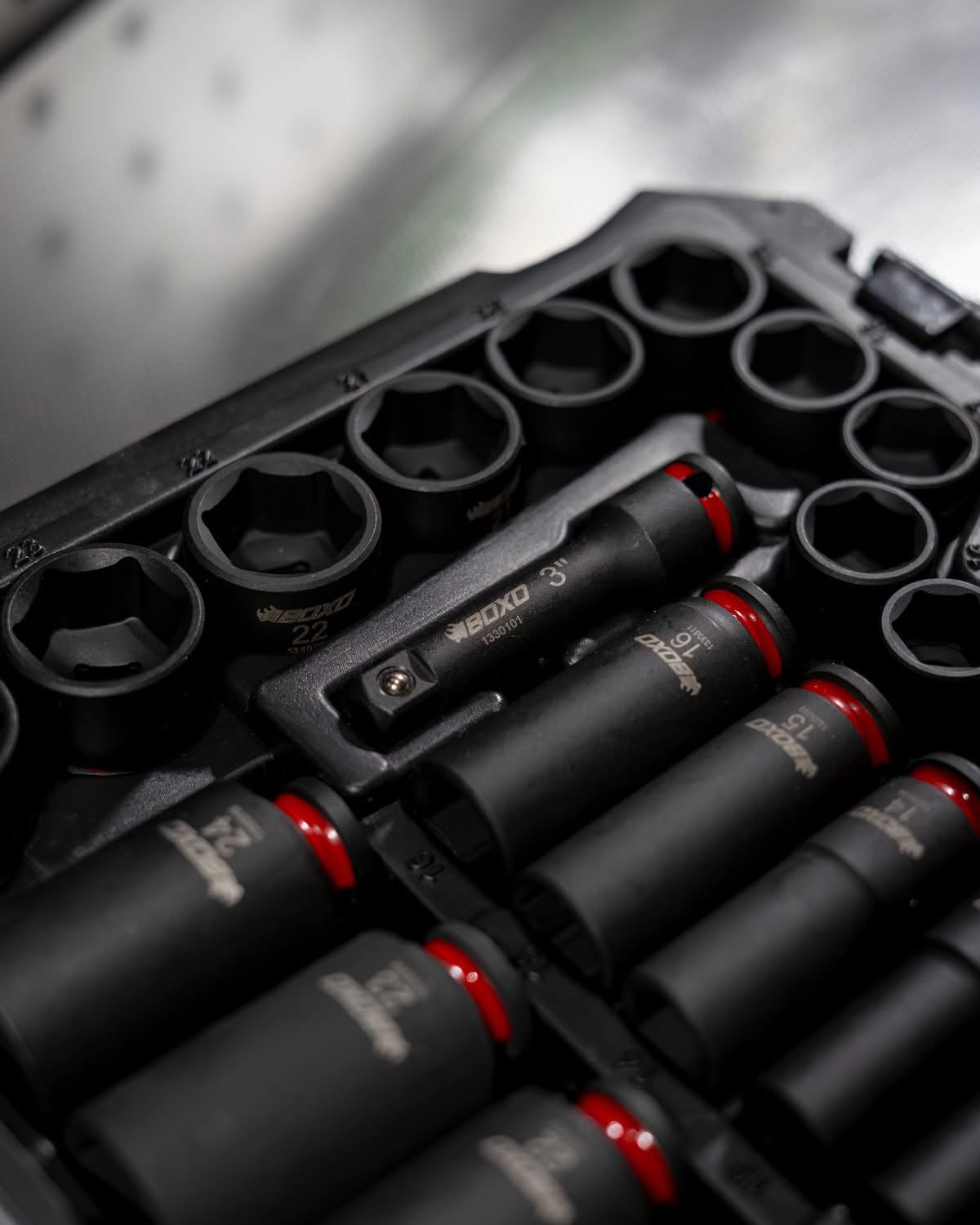 BOXO 40Pc 3/8" Master Impact Socket Set
