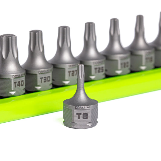 GripEdge 13Pc 1/4'' RPT Low-Profile Star Dual Action Driver Bit Set