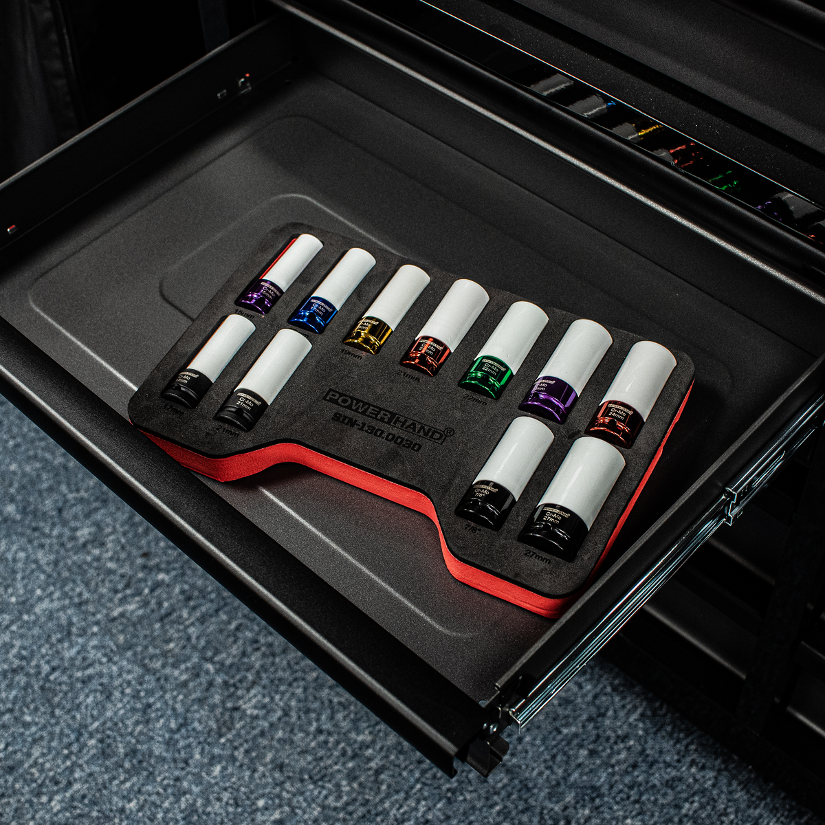 POWERHAND 11Pc 1/2" Master Alloy Wheel Socket Set