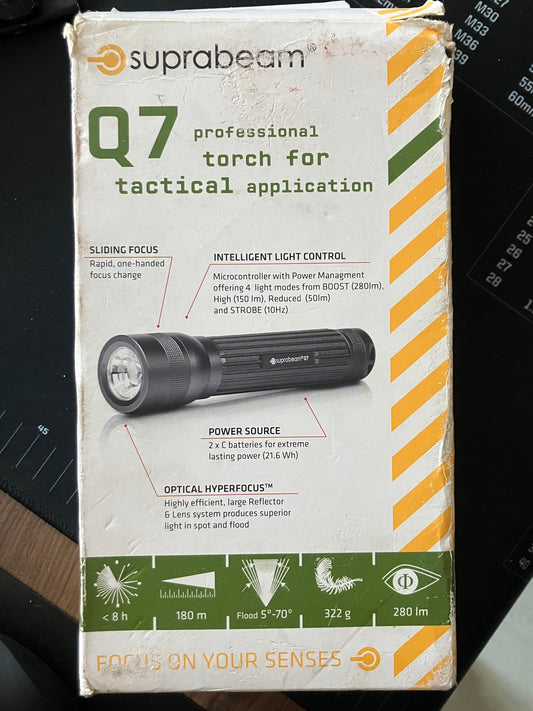 Suprabeam 280 Lumen Q7 Tactical Torch