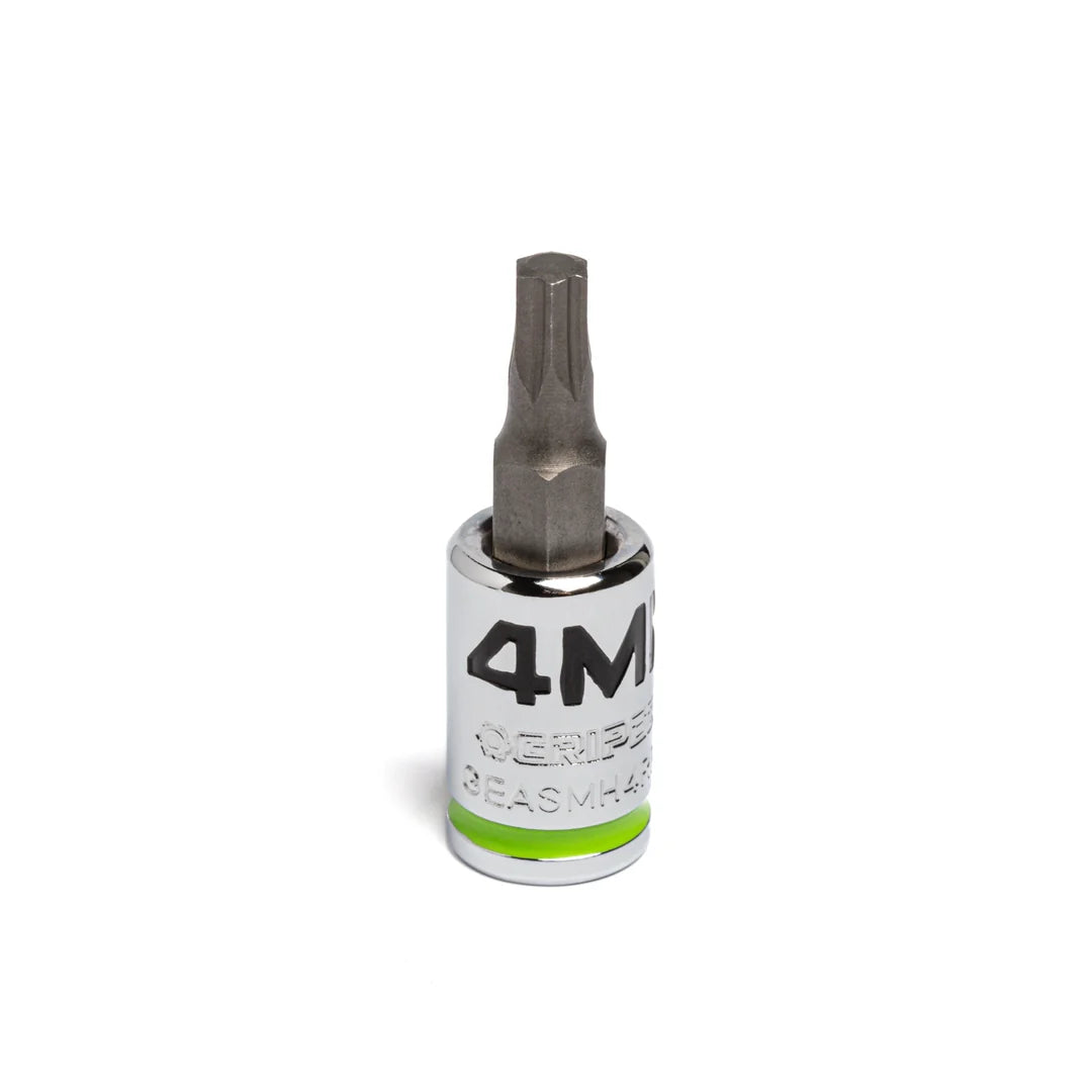 GripEdge 1/4" Short Metric Hex Sockets (1.5mm - 7mm)