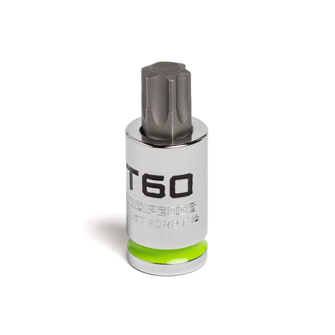 GripEdge 3/8'' & 1/2'' Torx/Star Sockets (T30 - T60)