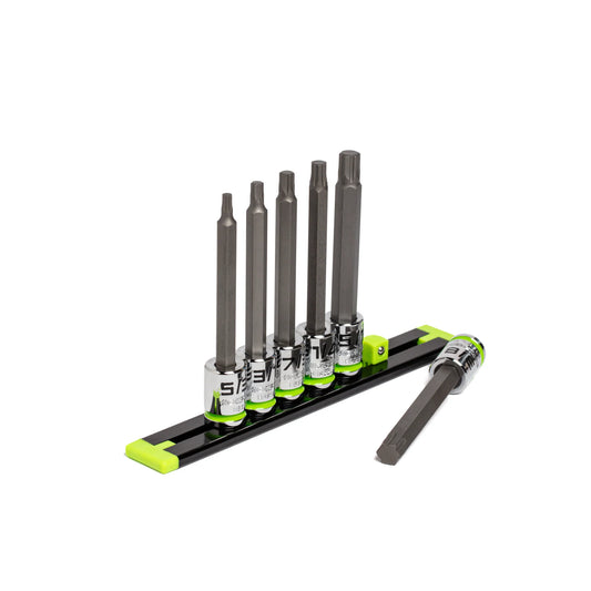 GripEdge 6Pc 3/8’’ Long SAE RPT Hex Driver Set