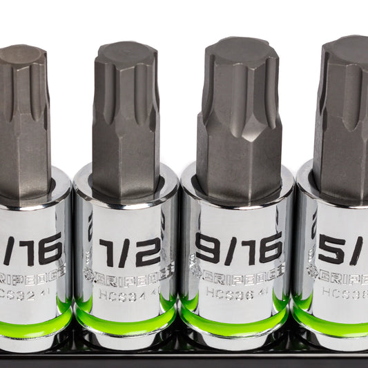 GripEdge 6Pc 1/2’’ SAE Hex Driver Set