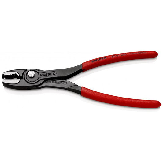 KNIPEX TwinGrip Slip Joint Grey Atramentized Pliers - Size Variations Available