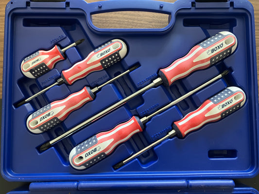 BOXO Limited Edition USA Flag Screwdriver Set