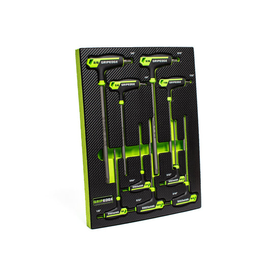 GripEdge 9Pc RPT Hex T-Handle SAE Driver Set
