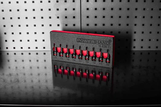 POWERHAND 3/8" Torx Impact Socket Rail (T10 - T50)