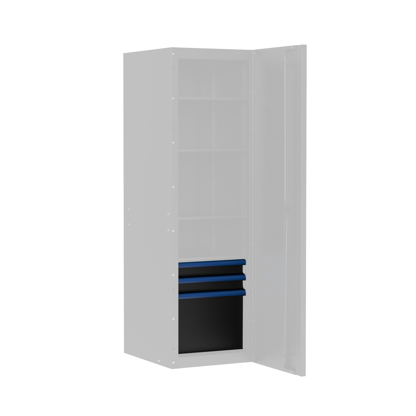 BOXO PRO Matte 3 Drawer Kit for Full Height Side Locker - Various Trim Options Available