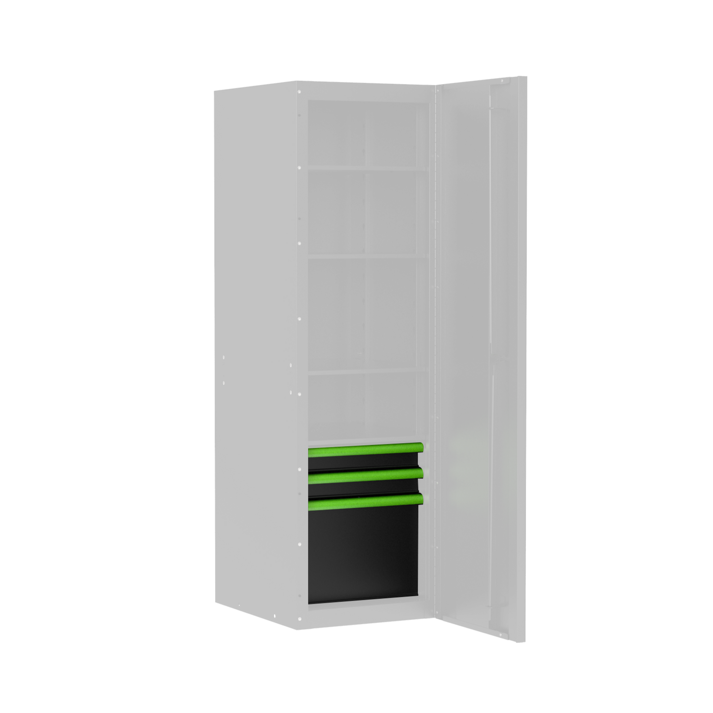 BOXO PRO Matte 3 Drawer Kit for Full Height Side Locker - Various Trim Options Available