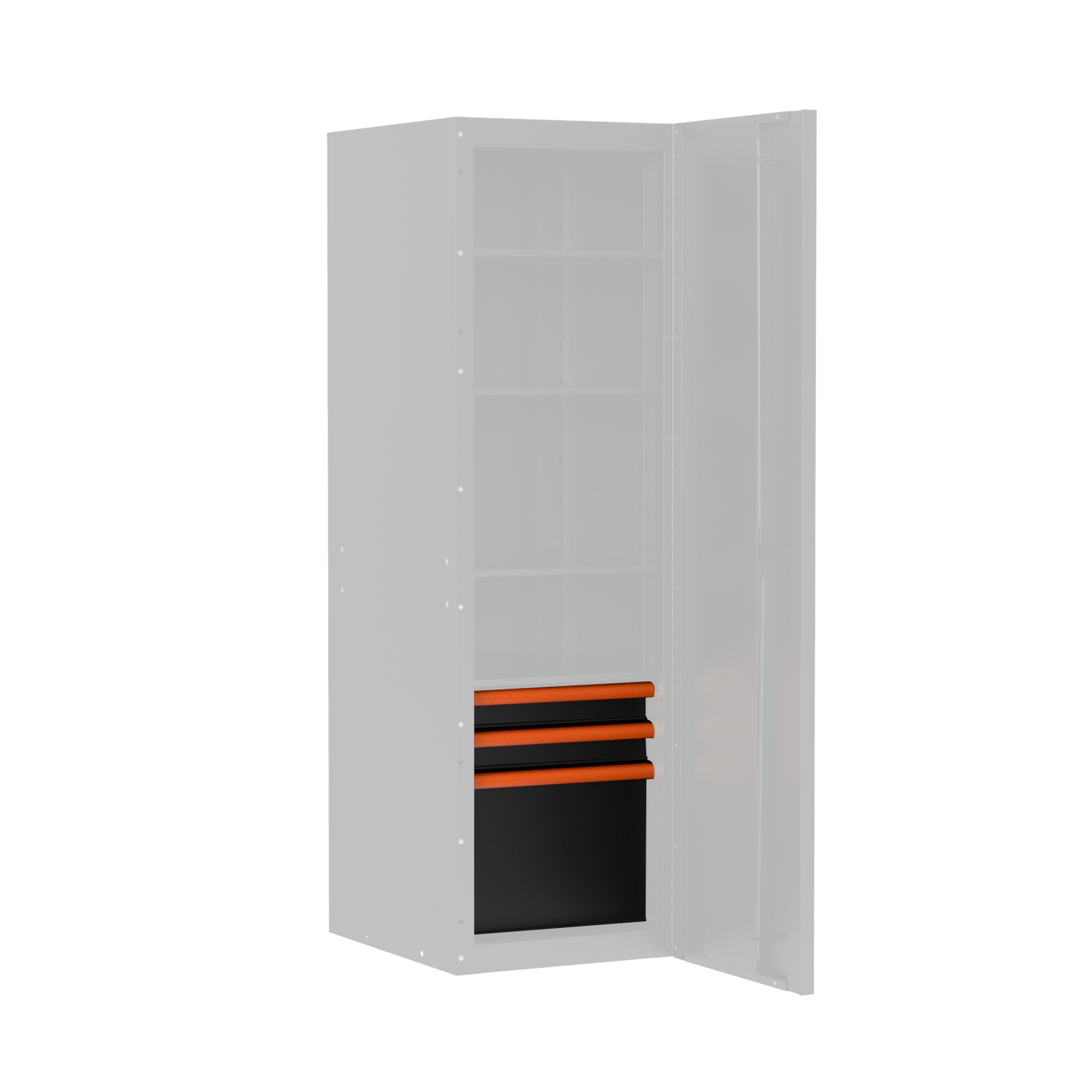 BOXO PRO Matte 3 Drawer Kit for Full Height Side Locker - Various Trim Options Available