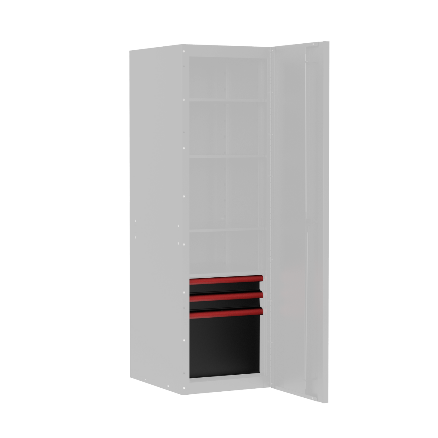 BOXO PRO Matte 3 Drawer Kit for Full Height Side Locker - Various Trim Options Available