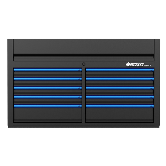 BOXO PRO 53" Matte 10 Drawer Top Box - Various Trim Options Available