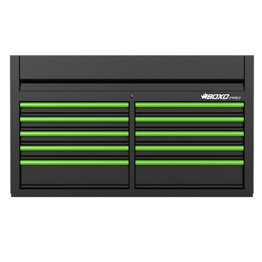 BOXO PRO 53" Gloss Finish 10 Drawer Top Box - Various Trim Options Available