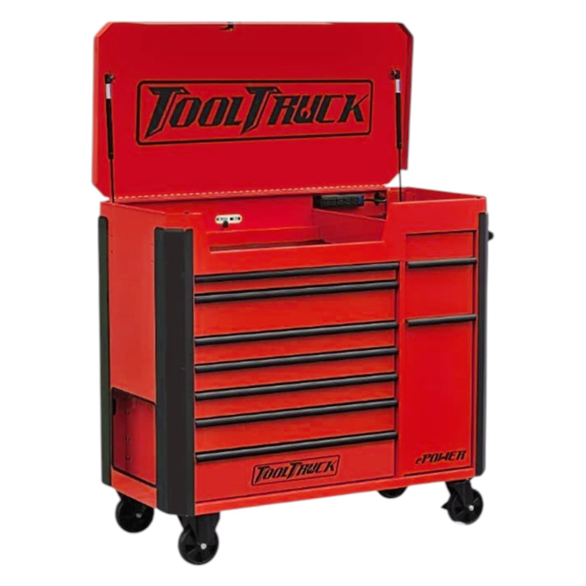 ToolTruck 50" E-Power 9-Drawer Service Cart - 'The Beast Cart'