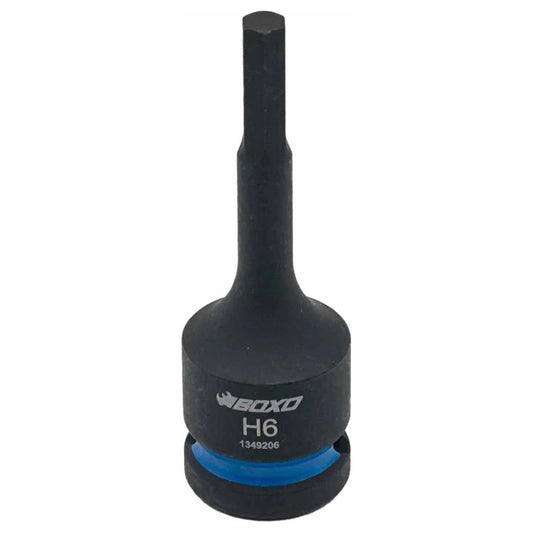 BOXO 1/2" 78mm Impact Hex Bit Sockets (5mm - 19mm)