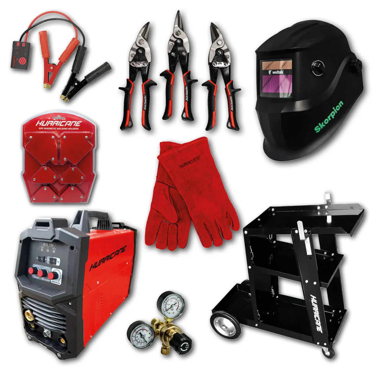 HURRICANE Comprehensive Welding Kit with Equipment