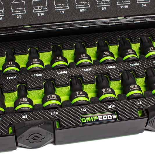 Master RPT 1/2" Drive Impact Hex set - 17-PC