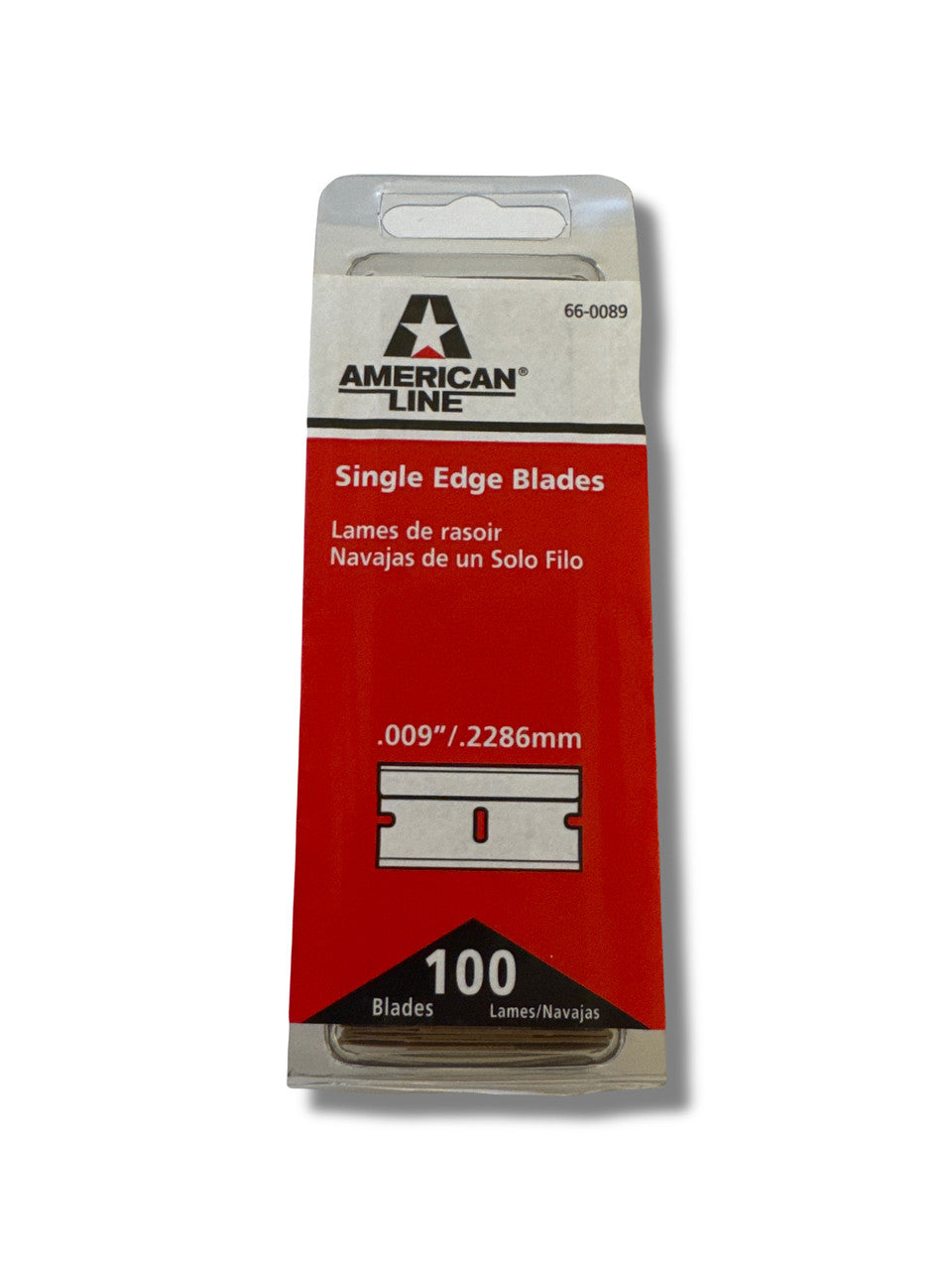 American Line 100pc Single Edge Scraper Blade Set