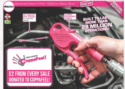 BOXO 100mm Bent Pipe Blowgun - Various Colours Available