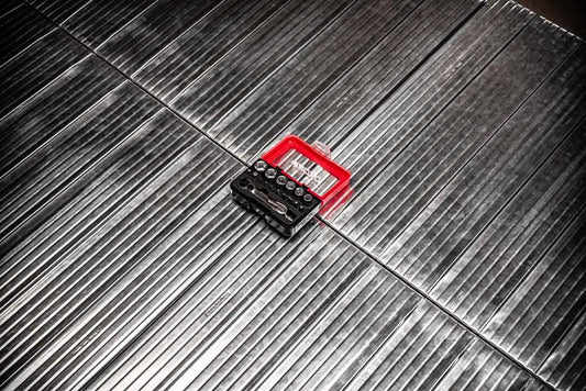 BOXO 18Pc 1/4" Socket Set with Dual Function Ratchet