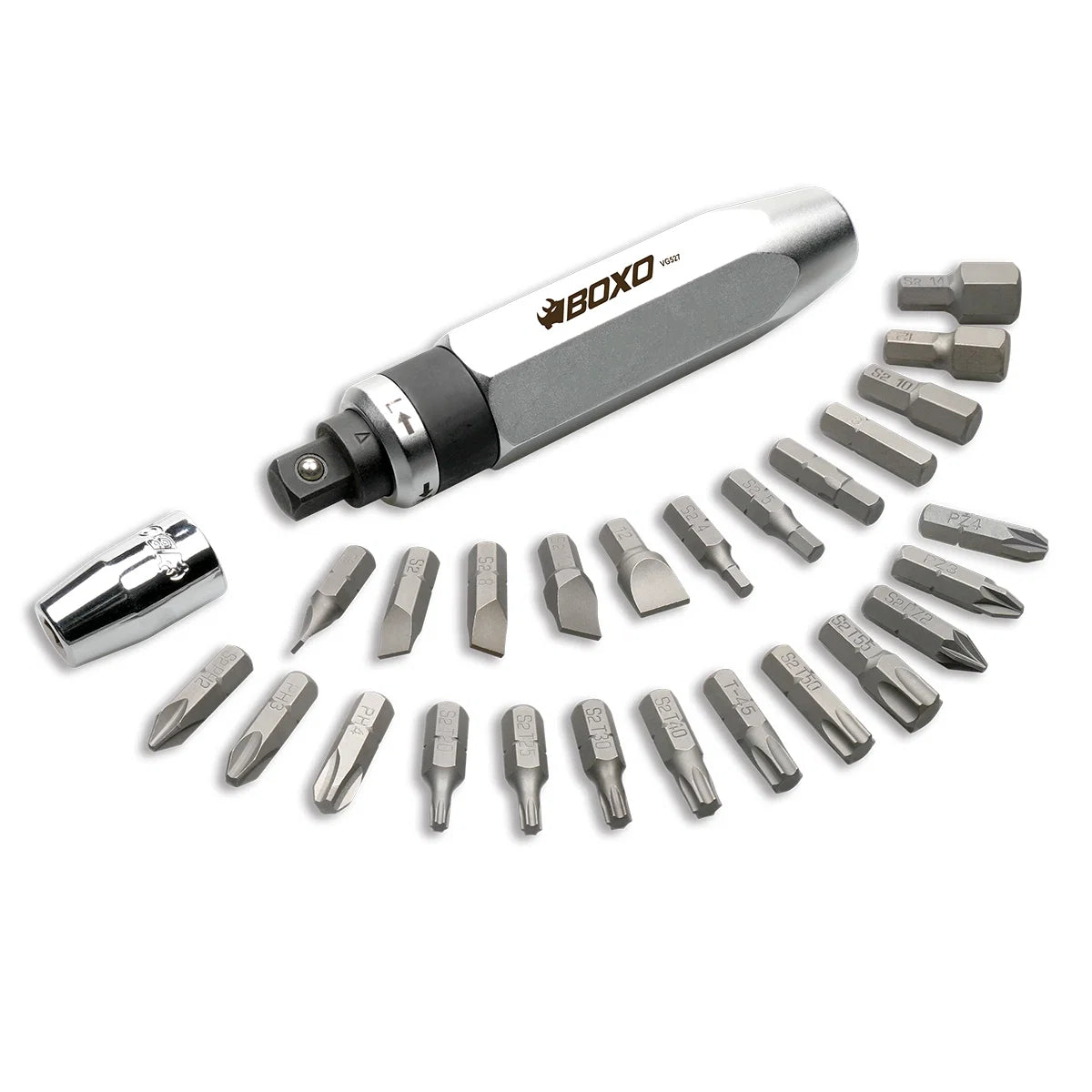 BOXO Impact Driver 1/2" with Bits 27Pc Kit in BMC