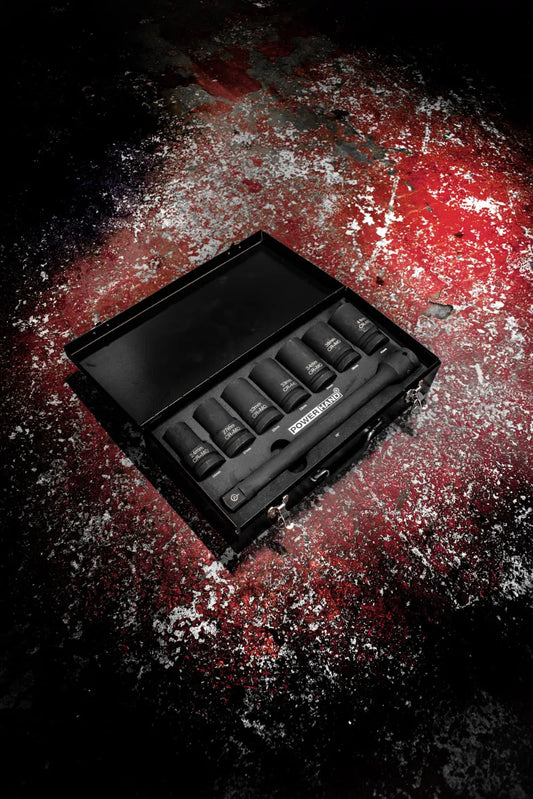 Santa's Sack - POWERHAND 8Pc 1" Deep Impact Socket Set